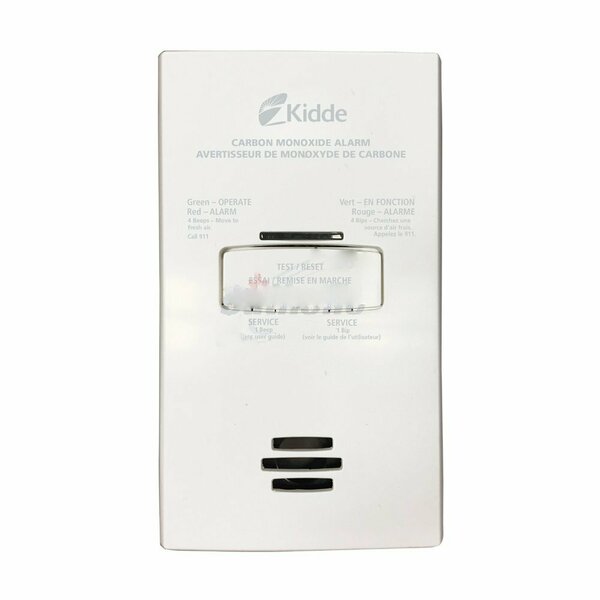 American Imaginations Rectangle White Carbon Monoxide Alarm Plastic AI-36957
